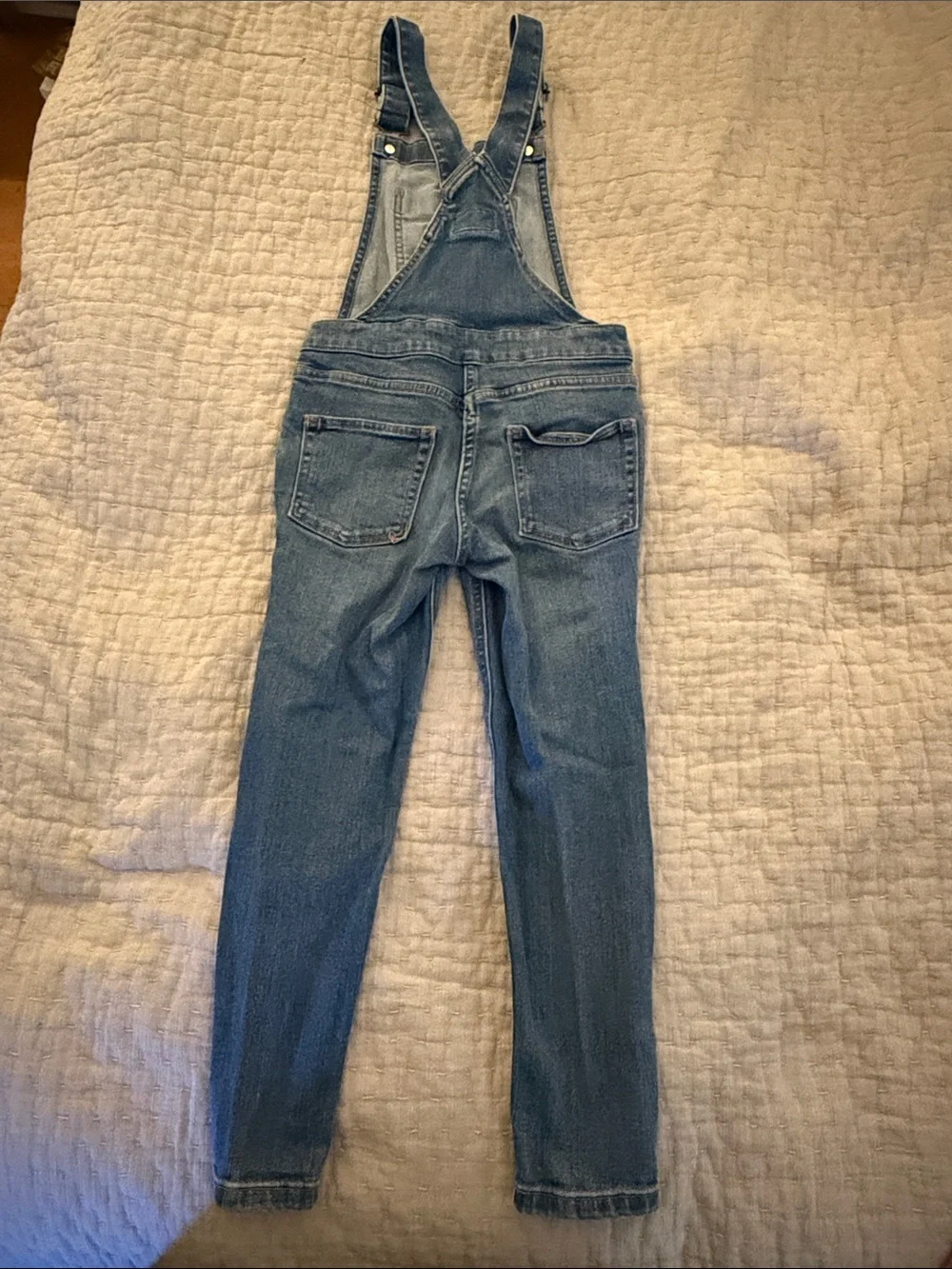 Crewcuts Girls Blue Denim Overalls